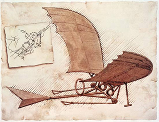 Glider by Leonardo da Vinci
