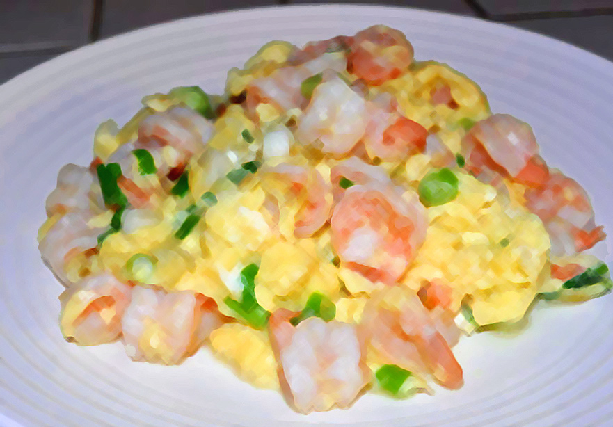 Image: Stir-Fried Eggs with Shrimp